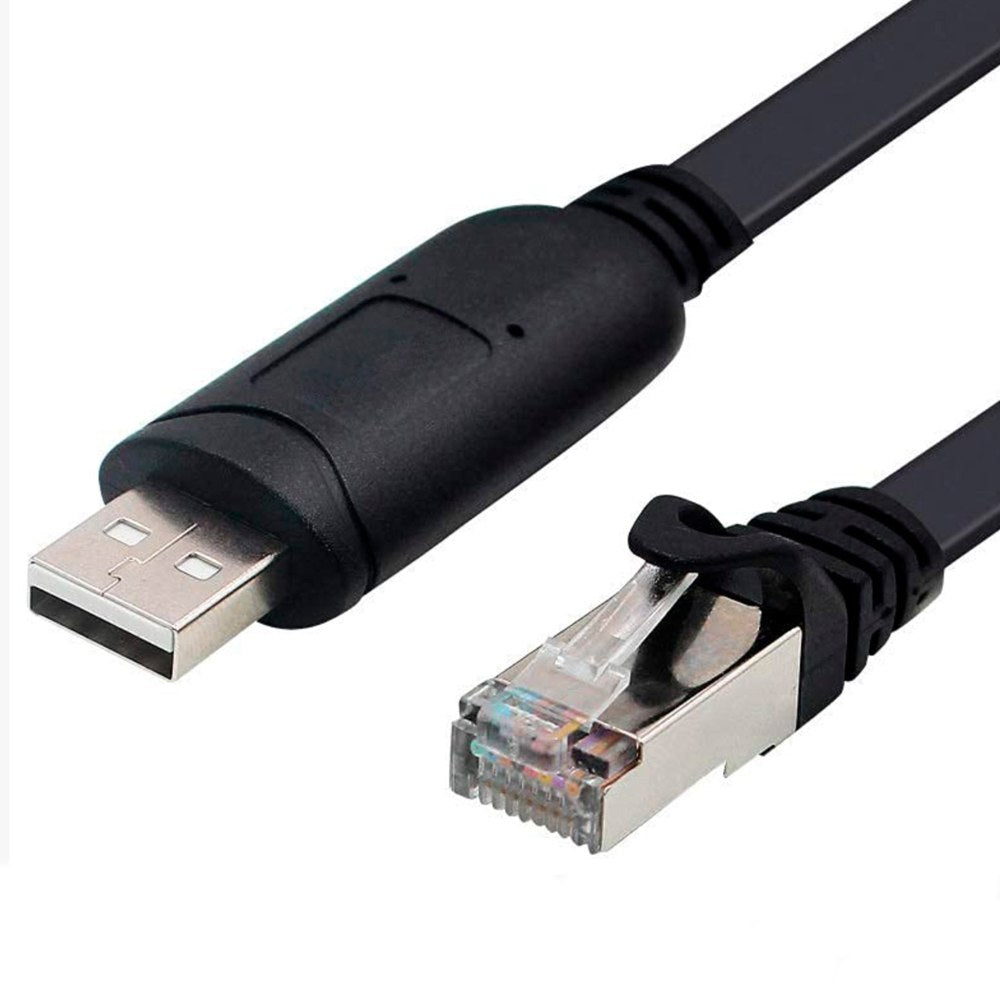 Cable USB a RJ45 NETCOM rs232 consola ethernet red 1.80 Metros S0804