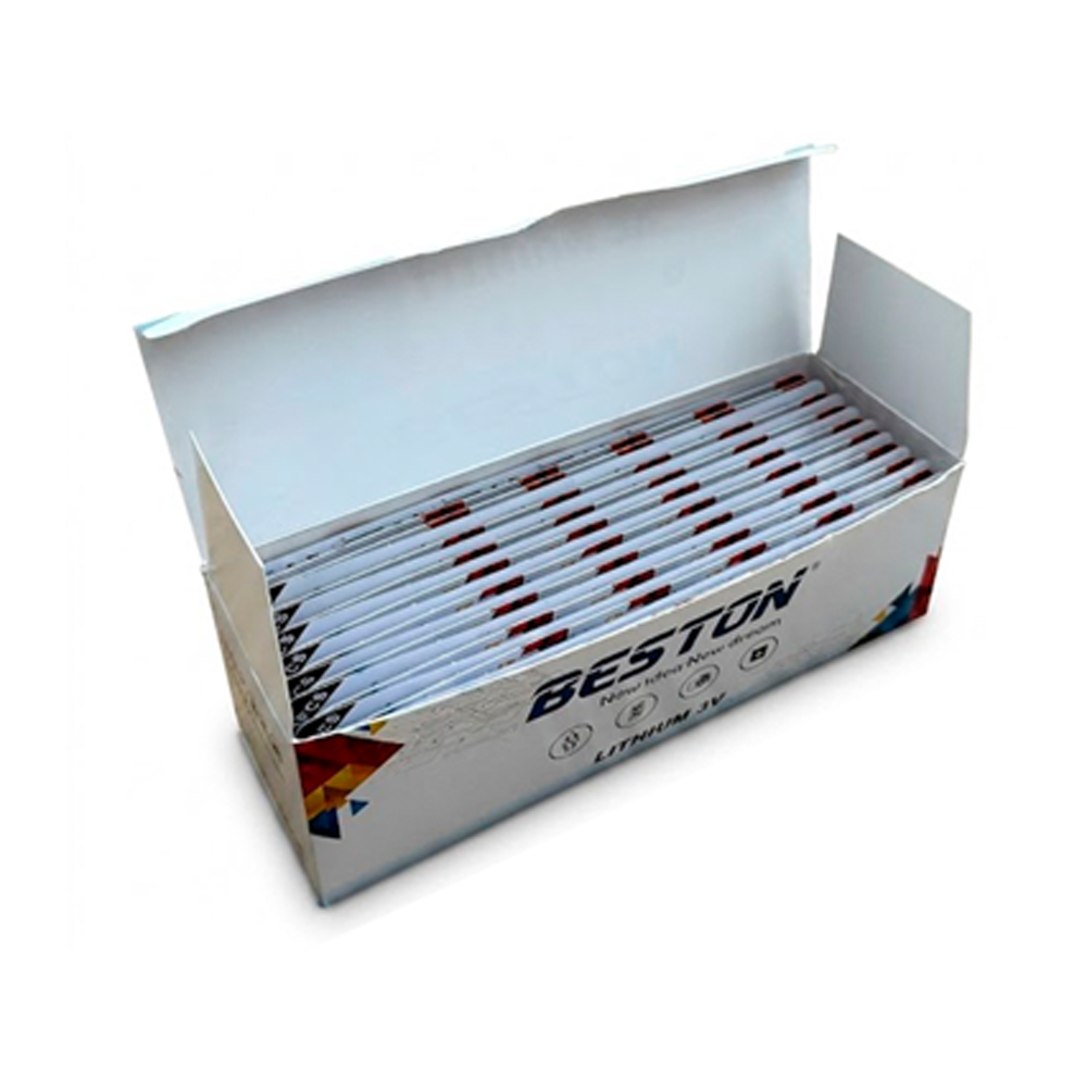 Caja de Pilas de Litio 3V Beston CR2032 (100 Unidades) S2116