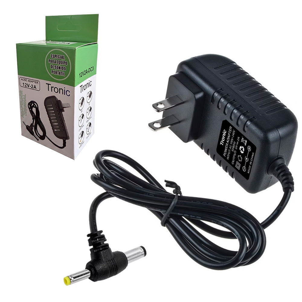 Adaptador de Corriente 12V 2A Tronic Voltaje Regulado con Doble Punta (Modelo 12V2A-DC3) S2134