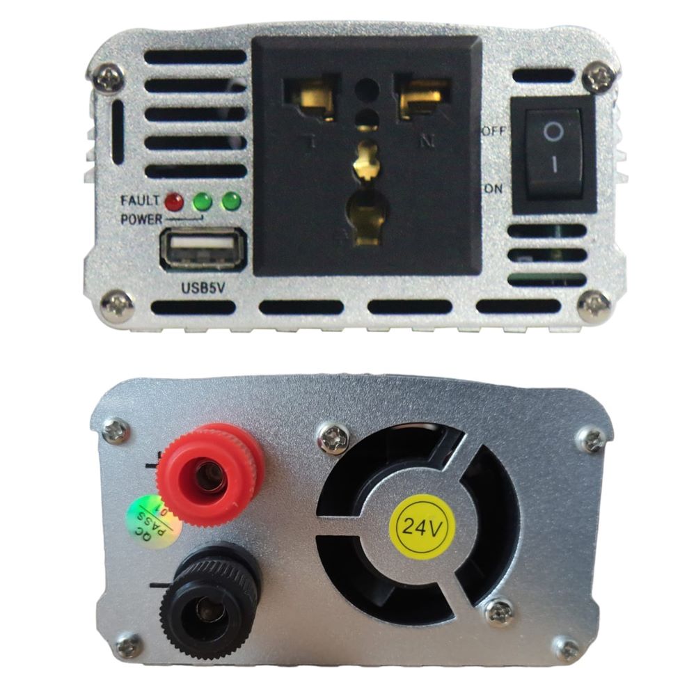 Inversor de Corriente 24V a 220V | 1000W - 2000W Pico | USB SANTOFA S1320