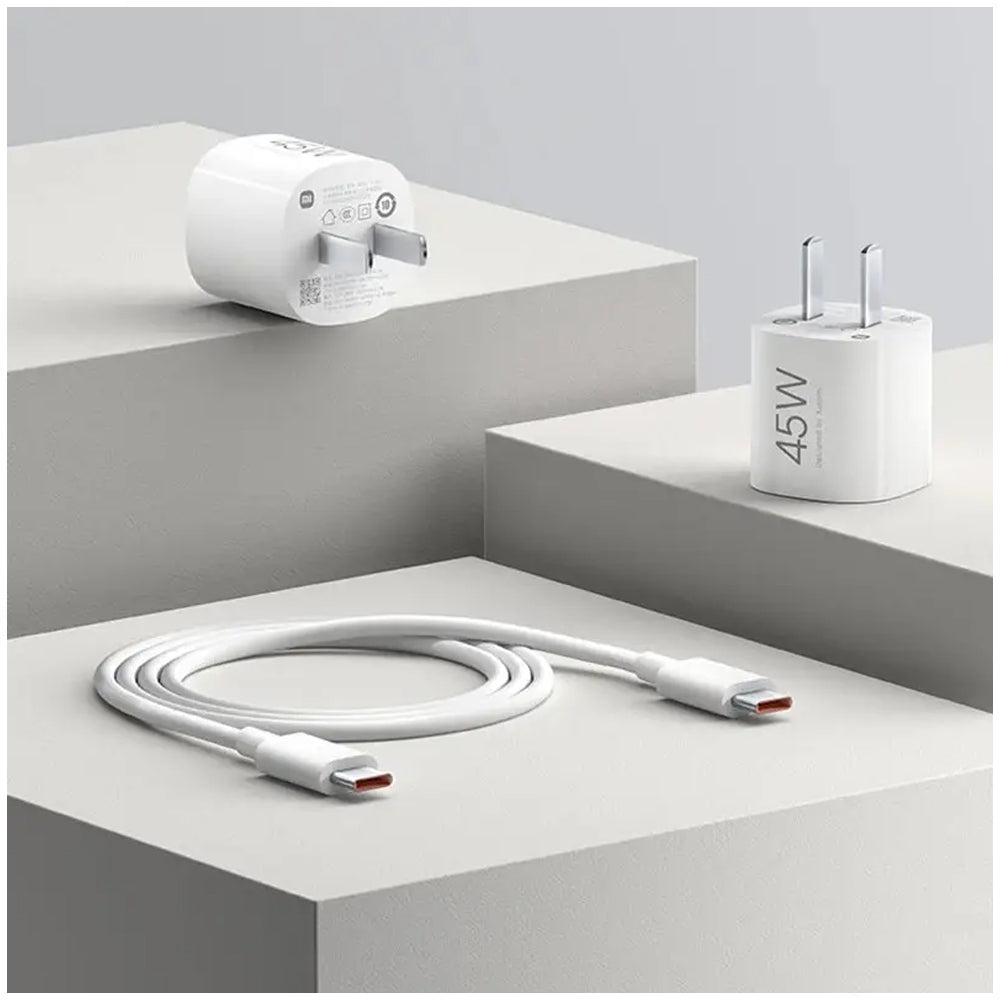 Cargador de Pared Xiaomi 45W GaN USB Tipo-C con Cable Incluido Modelo MDY-17-EA S2110