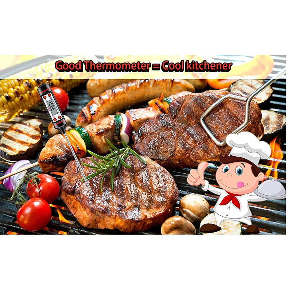 Termómetro Digital Cocina Líquidos Solidos Carnes Aceite 38.5 cm S0341-1