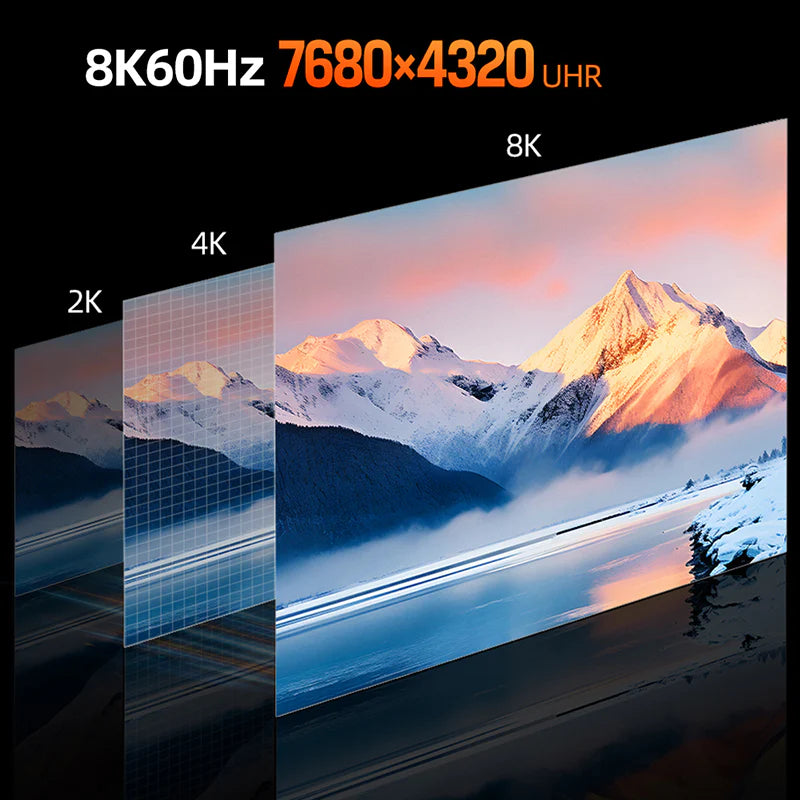 Cable Extensor HDMI 2.1 Hembra a Hembra 8K a 60Hz 48Gbps CABLETIME de 0.5 Metros S0903