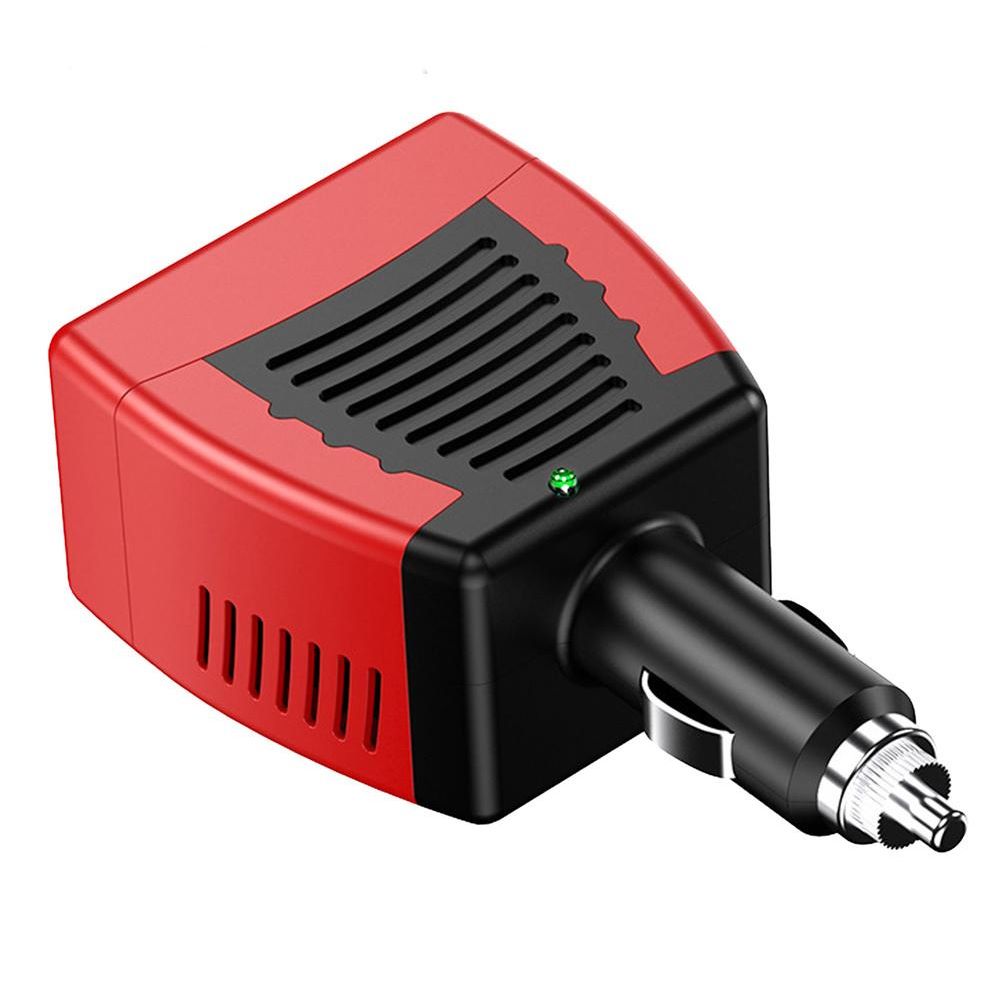 Inversor de Corriente Para Auto De 12v A 220v Usb 150w cargador 2.1A S1299