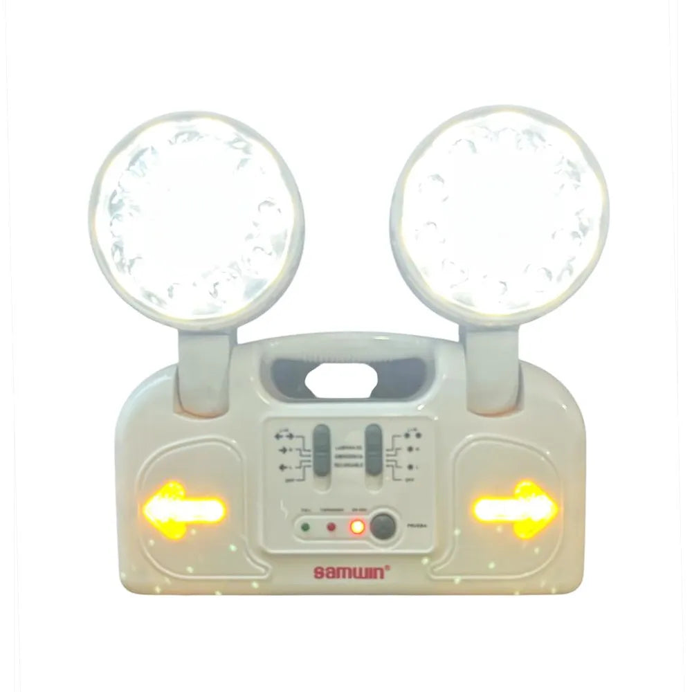 Luz Lampara Led de Emergencia Recargable Samwin 12 Horas Smd S1925