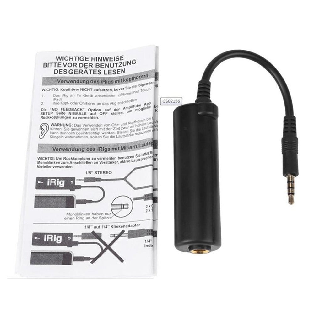 Interfaz para guitarra adaptador irig Amplitube para ios iphone ipod S0844