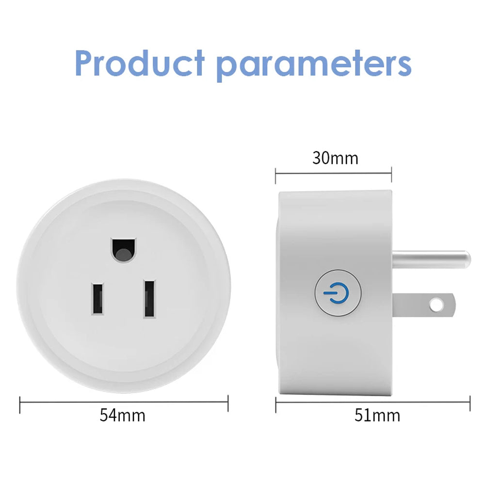 Enchufe Inteligente Wifi Control Voz Alexa Asistente Google 10A S1503