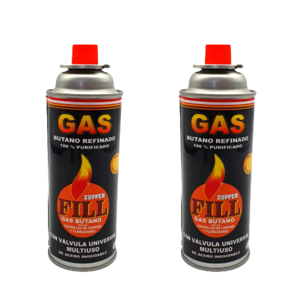 Cocina Parrillera Portátil con Maletín + 2 Gas Butano 2FILL s2016