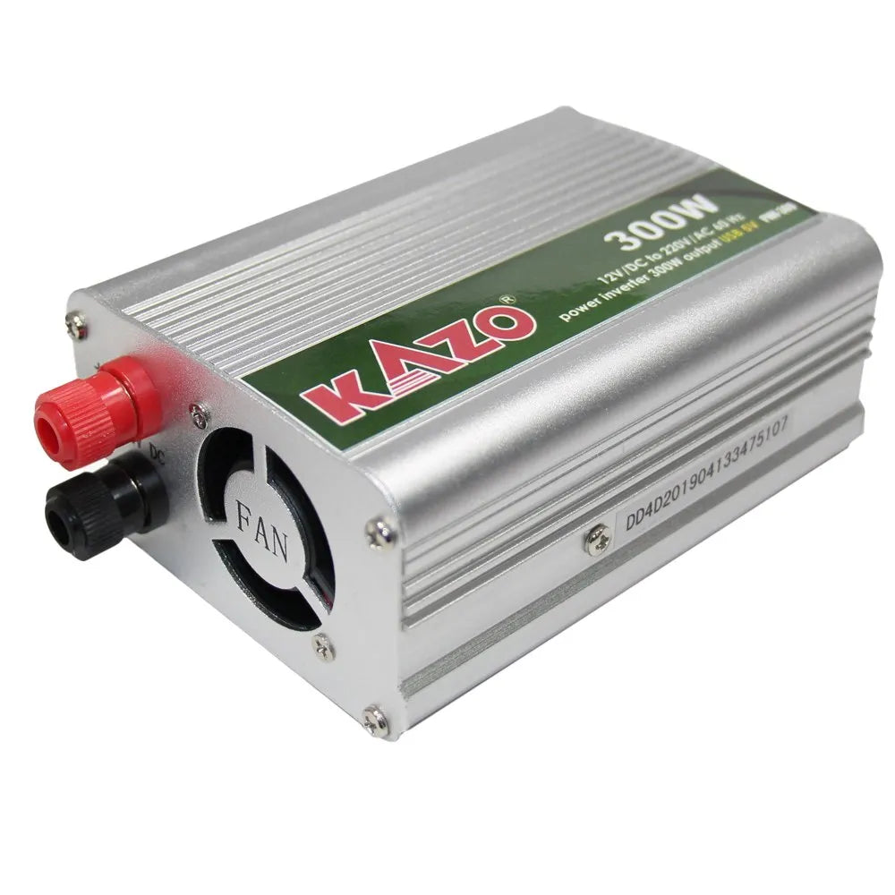 Inversor de Corriente 12V a 220V | 300W | USB KAZO S1917