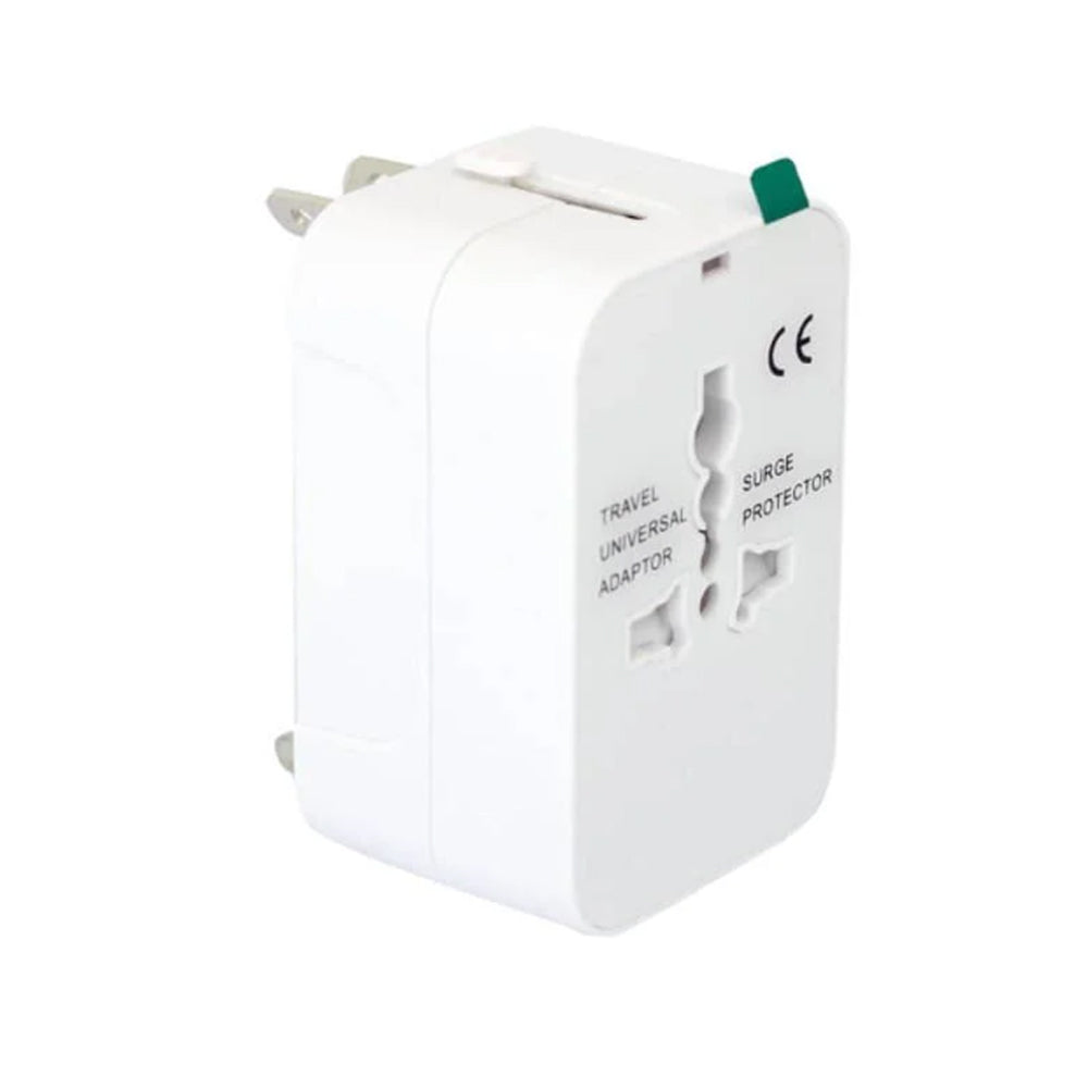 Adaptador Internacional Enchufe Universal Viajero 110v 220v + 1 USB + 1 tipo C S2011
