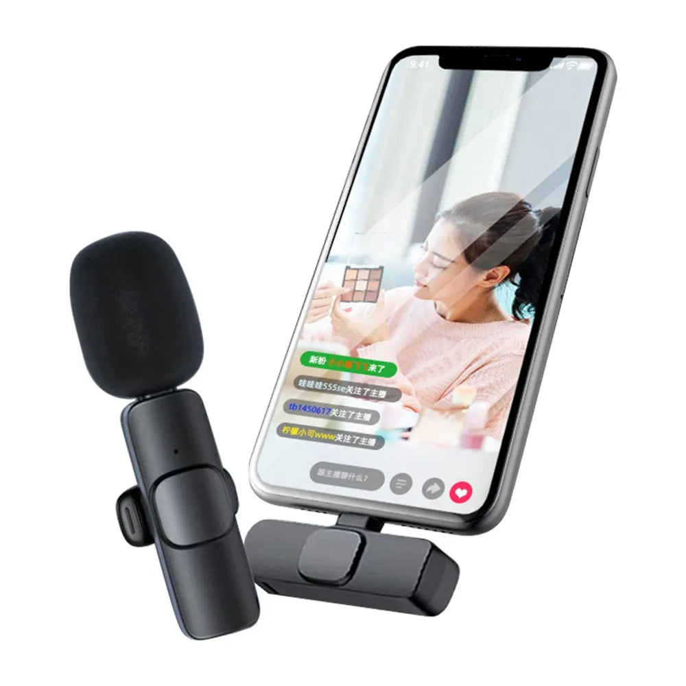 Mini Micrófono Solapa Inalámbrico Recargable Tipo C Android Portatil S0953