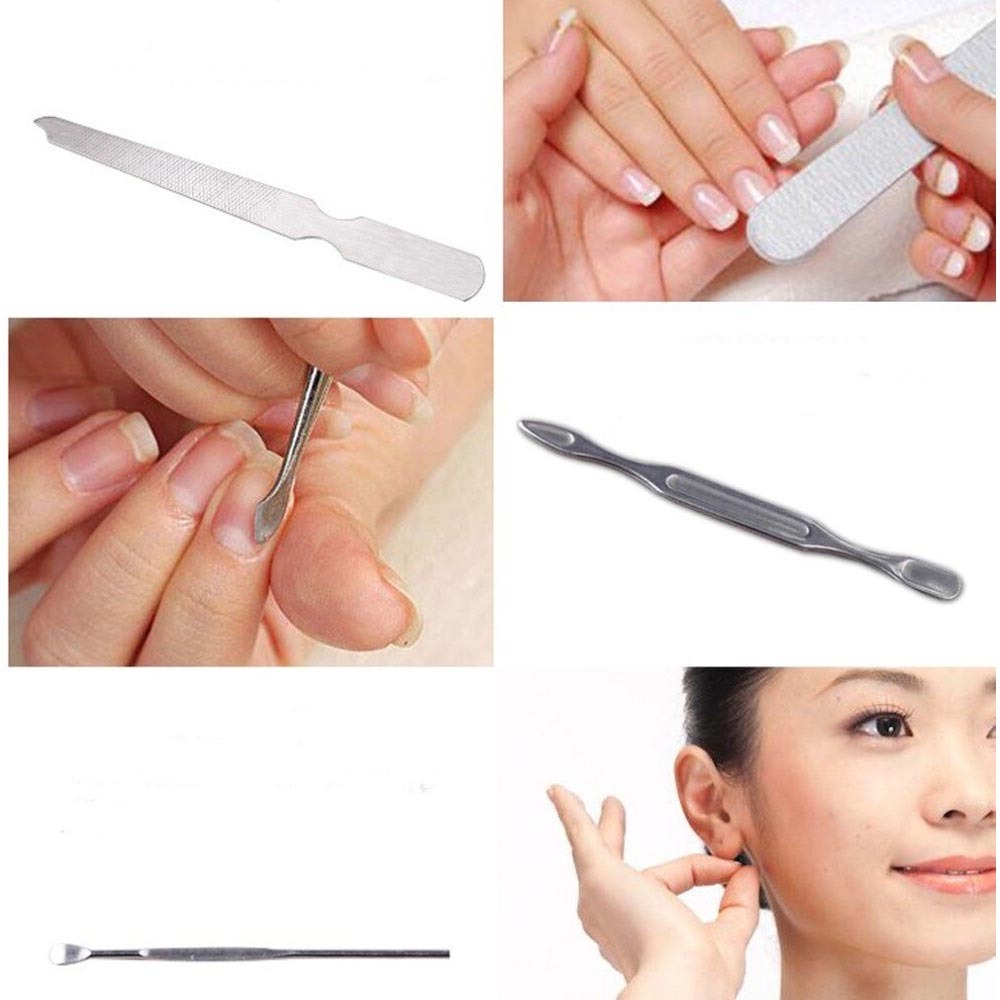 Set de Manicura y Pedicura Acero Inoxidable | 7 Piezas | S1058