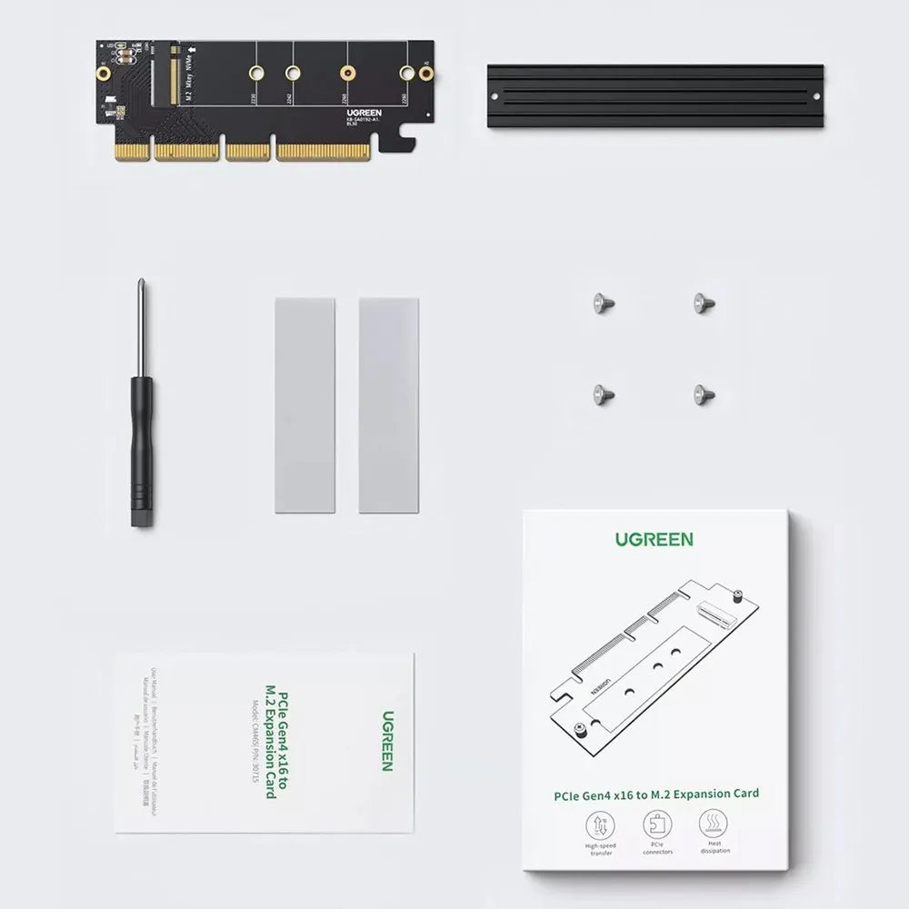 Tarjeta de Expansión UGREEN PCIe 4.0 a M.2 NVMe Cm465 Gen 4 x 16 S1539