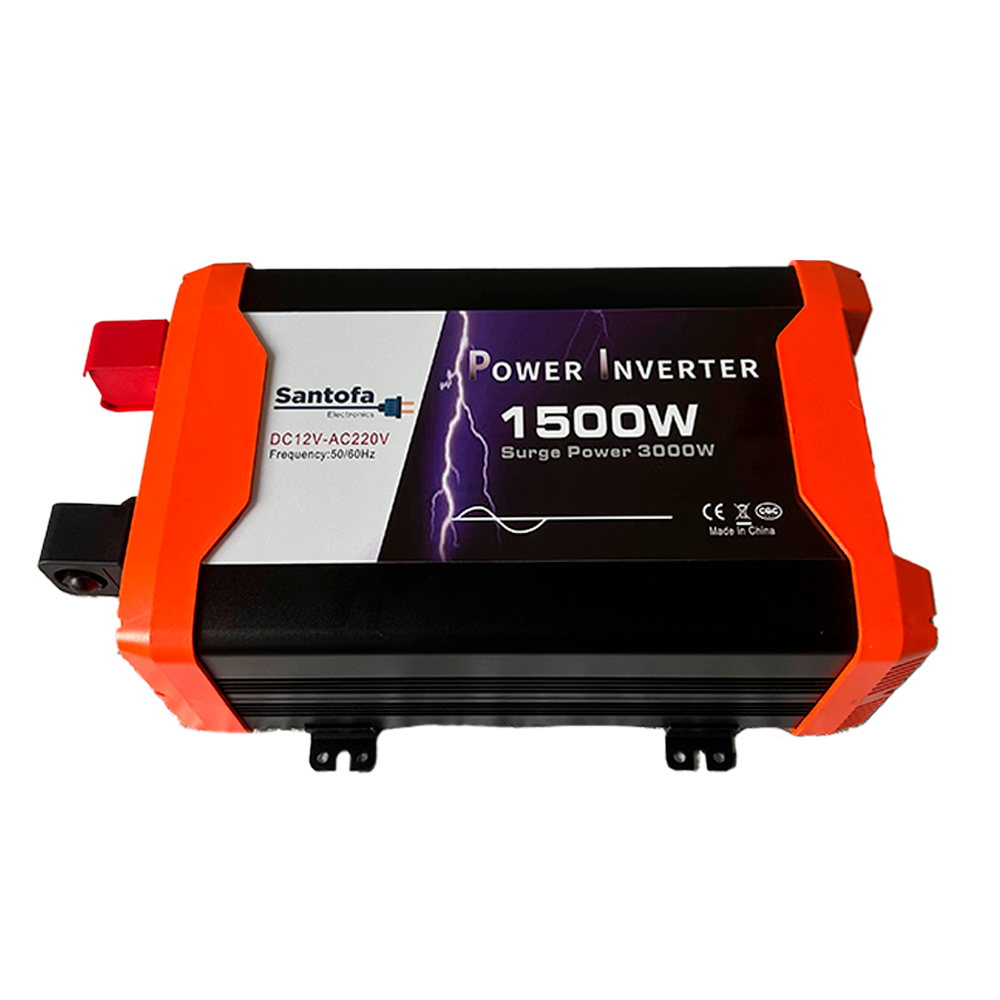 Inversor de Corriente 12v A 220v 1500w 2 Usb 2 Sockets Onda Pura Lcd s2017