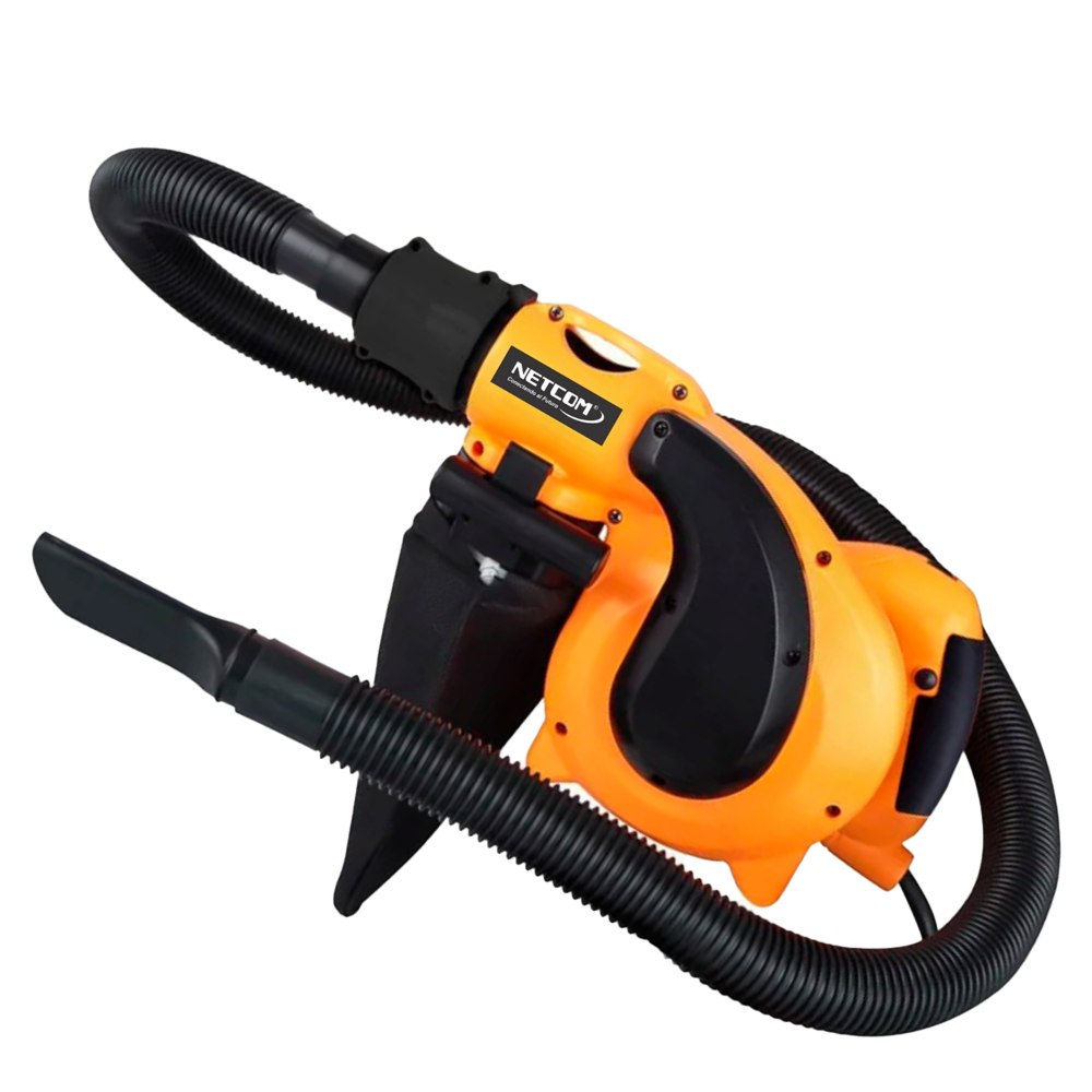 Soplador y Aspirador de Aire NETCOM 1200W | Profesional 2 en 1 S14011