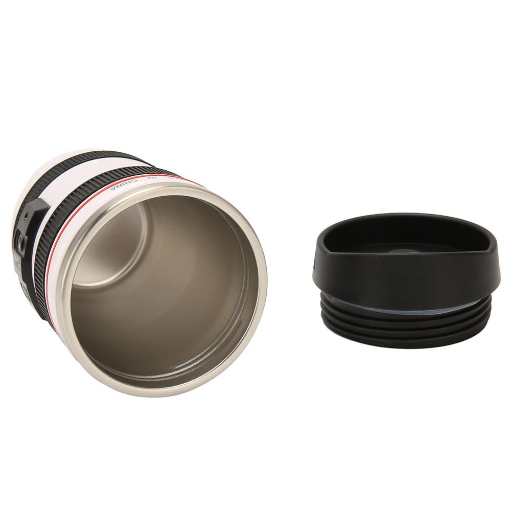Taza Termica Lente Fotografico Tomatodo Mug Camara Cafe Te Blanco S1626