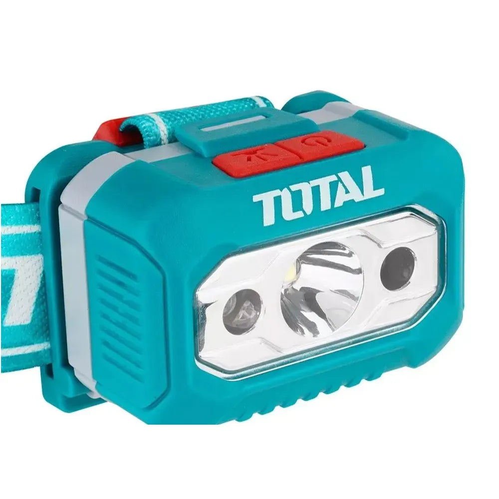 Linterna Frontal 200 Lumenes TOTAL 3W Sensor Movimiento Led S1856