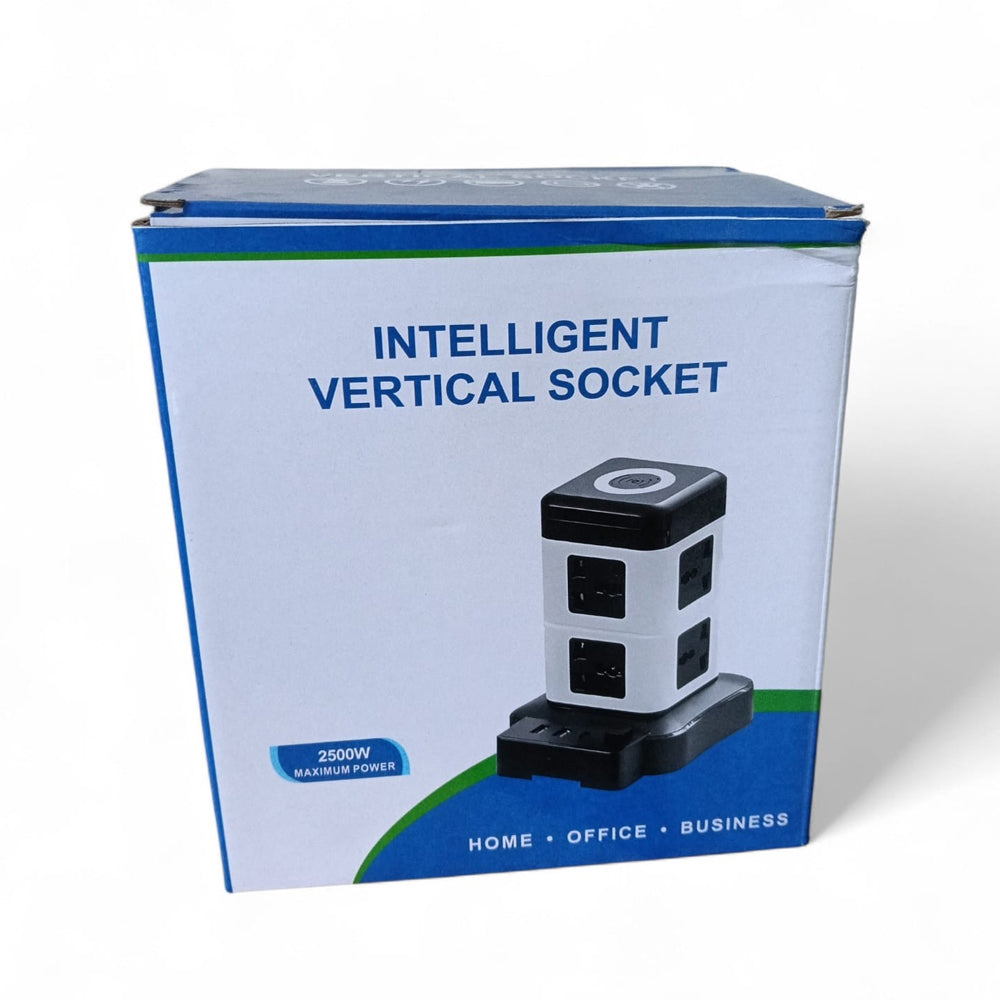 Extensión Torre Multicontacto de 8 Enchufes y 3 Puertos USB 2500W S2072