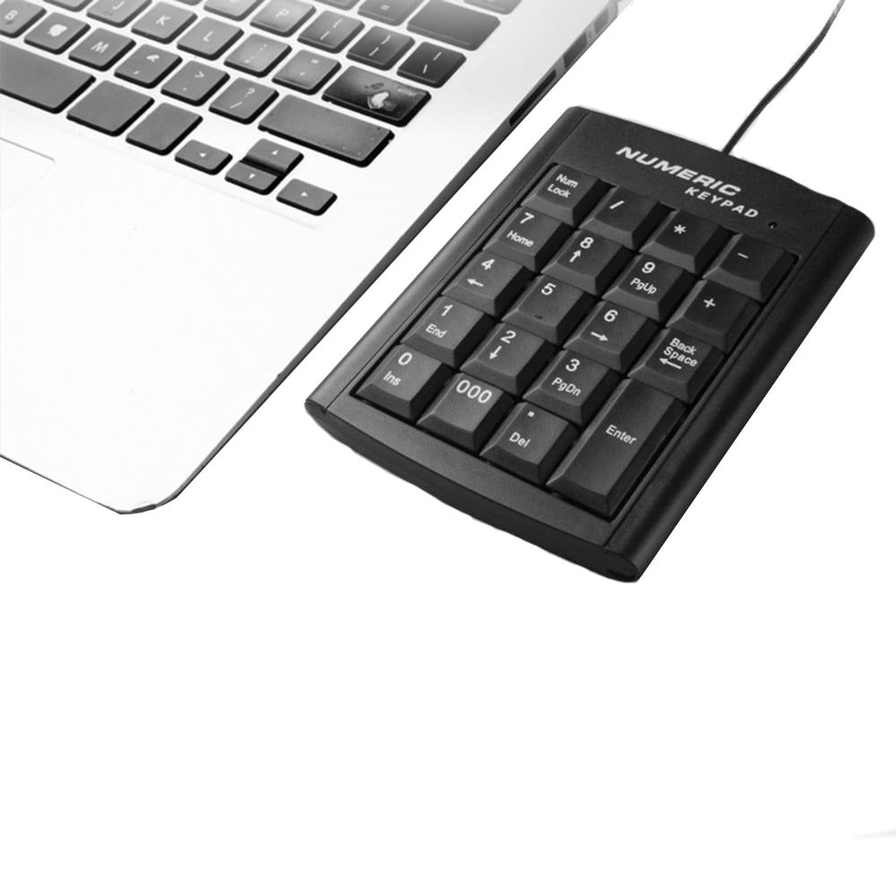 Teclado Numérico USB 2.0 Cable 1.4 m 19 Teclas S1117