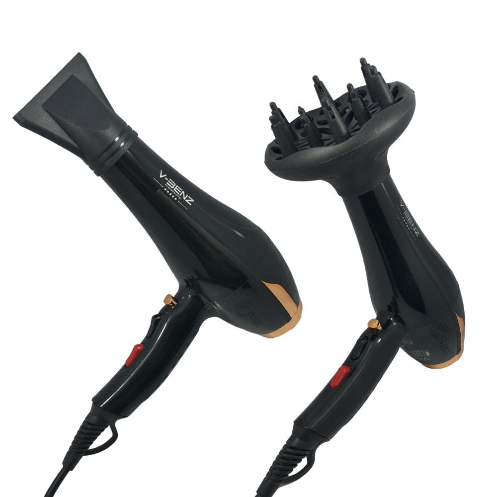 Secadora Profesional de Pelo cabello 8500 Watts 4 en 1 frio caliente S1429