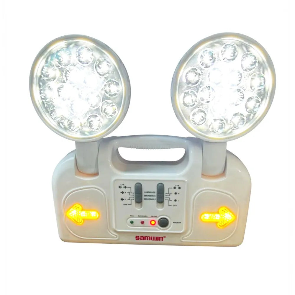 Luz Lampara Led de Emergencia Recargable Samwin 12 Horas Smd S1925