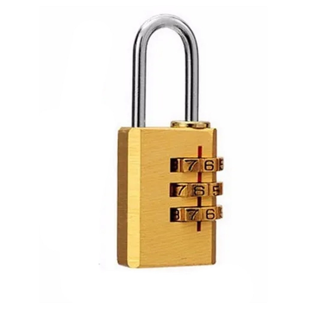 Candado Seguridad Mochilas Casillero Maleta Viaje 3 Dígitos ch05B S1115