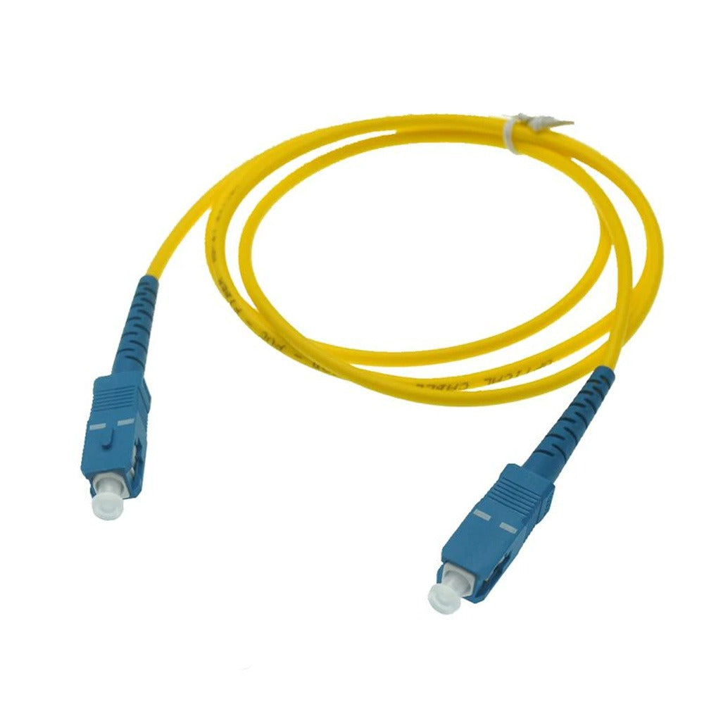 Cable patch cord de fibra optica OM3 3.0mm SC-SC 50dB 9 125 5 Metros S1042
