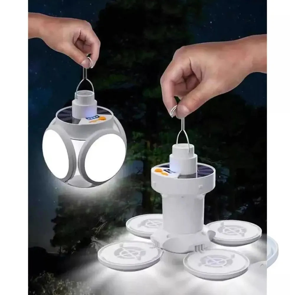 Foco Lampara Luz Led Recargable Usb Portátil Exterior Blanco S1779