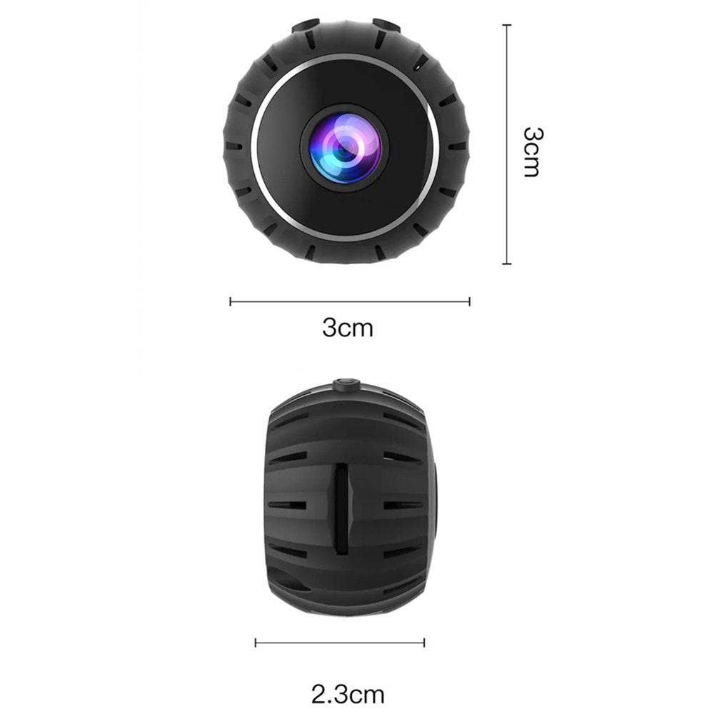 Mini Cámara Espía Inalámbrica Wifi Infrarrojo Imán Ipc-nx11 1080p S1483