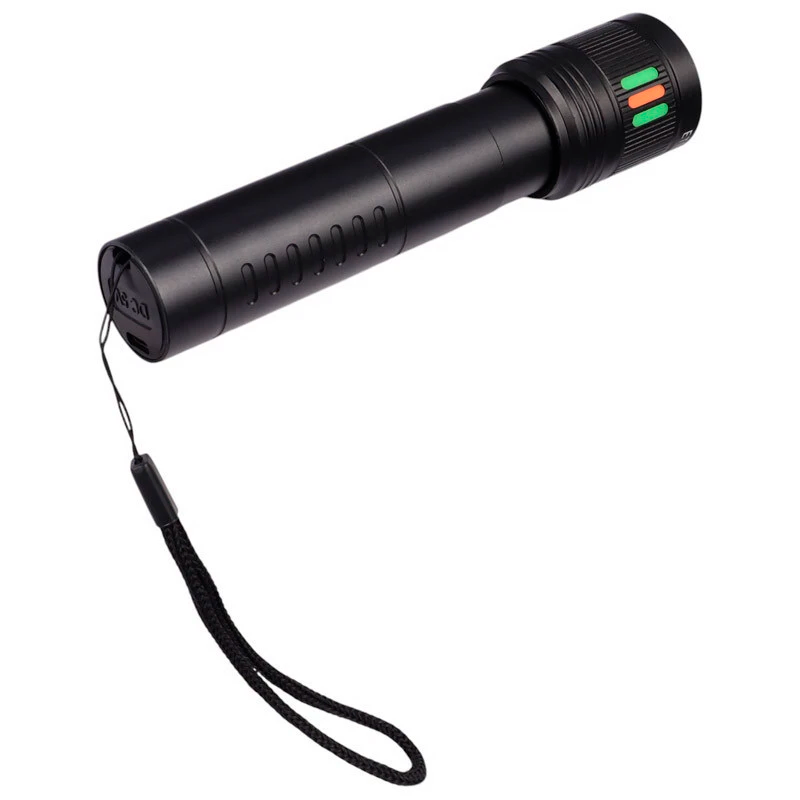 Linterna Táctica LED Recargable USB con Luz Lateral COB S2030
