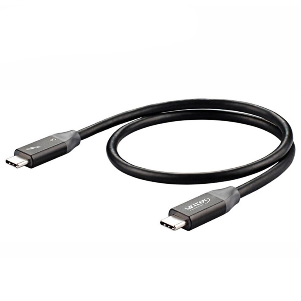 Cable USB-C Thunderbolt 3 NETCOM 60Hz 40Gbps 8K PD 100W 1 Metro S1273