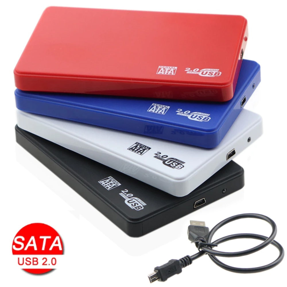 Case Disco Duro Externo Sata 2.5 Usb 2.0 presion- Azul S1091