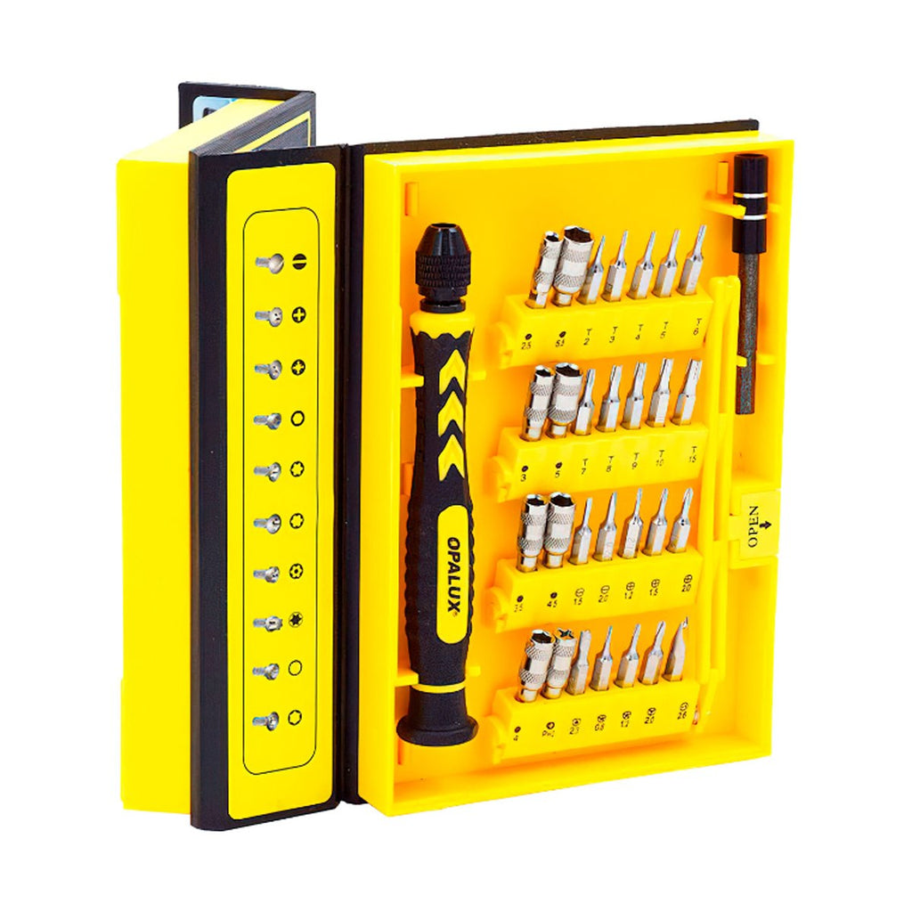 Kit destornilladores para celular 38 en 1 Opalux S0940