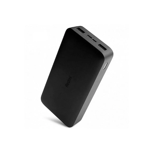 Cargador Batería Portátil Power Bank Xiaomi Redmi 20000 mAh 18W Carga Rápida Negro S2193