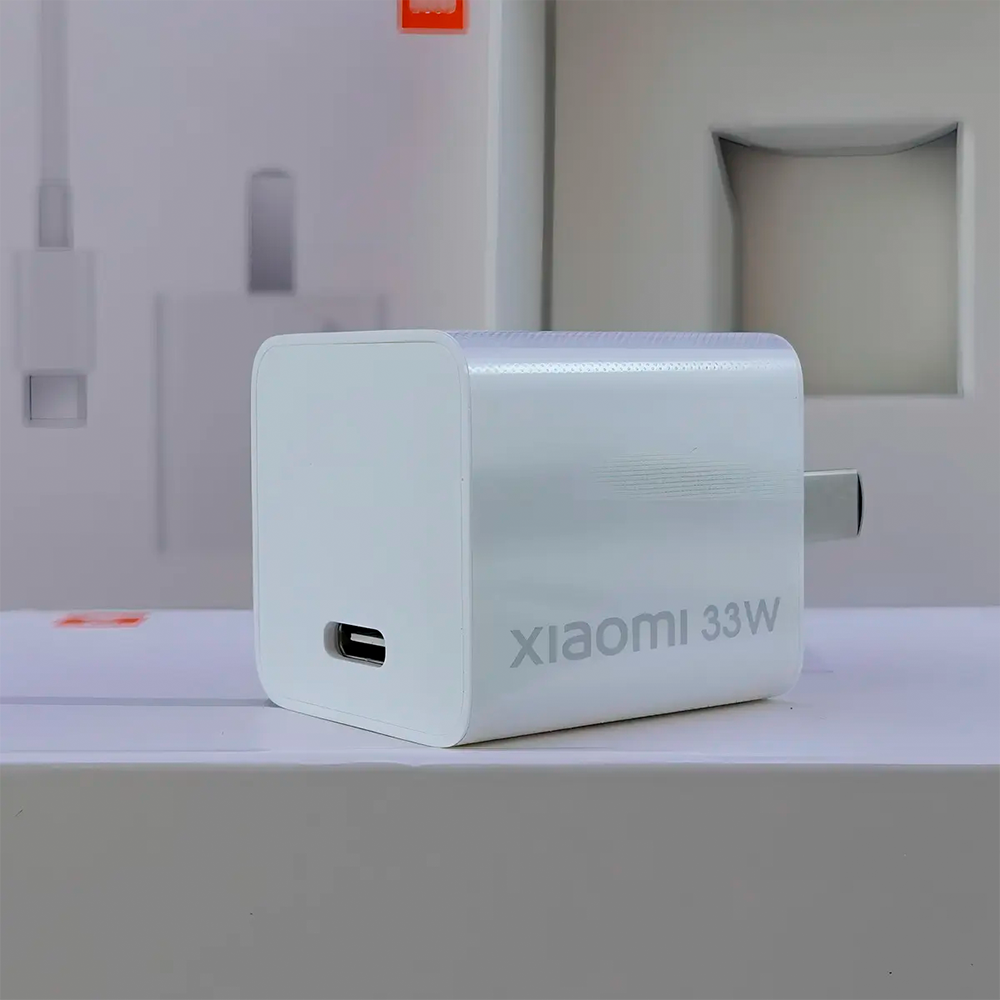Cargador de Pared Xiaomi 33W GaN USB Tipo-C con Cable Incluido S2113