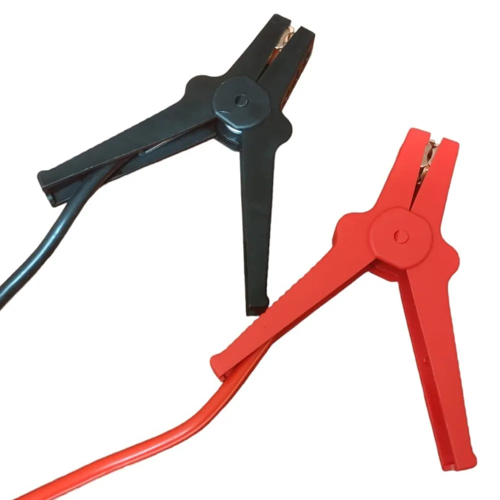 Cable para Batería de Auto 400Amp Pinzas Cocodrilo Cobre 2.5 Metros S1241