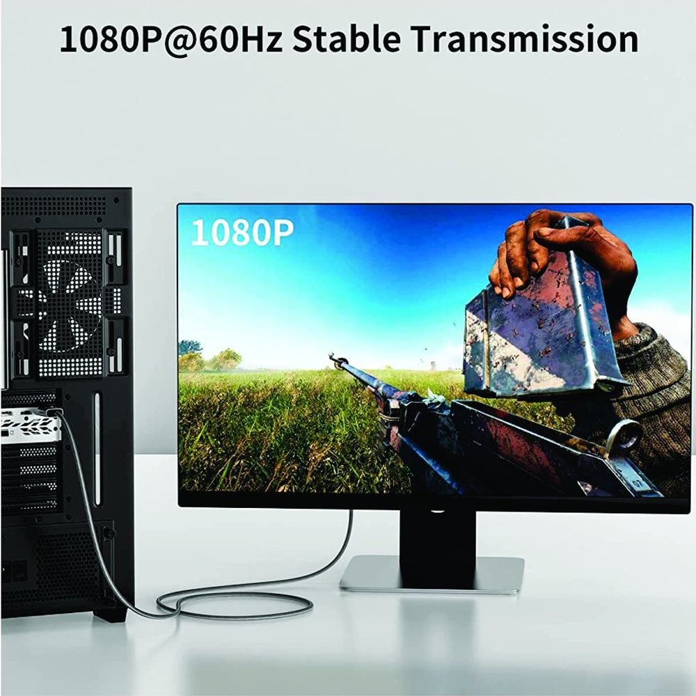 Cable Displayport a VGA Netcom Macho 1.8 Metros 4k DP a VGA 1080p S1259