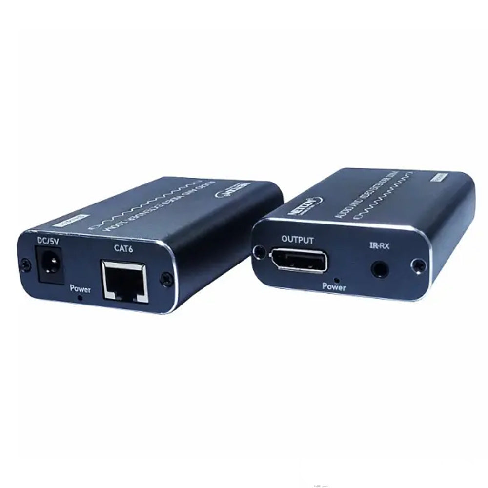 Extender DisplayPort 4K a 100 Metros NETCOM VIA UTP RJ45 Audio y Video PE-ED0100 S2150