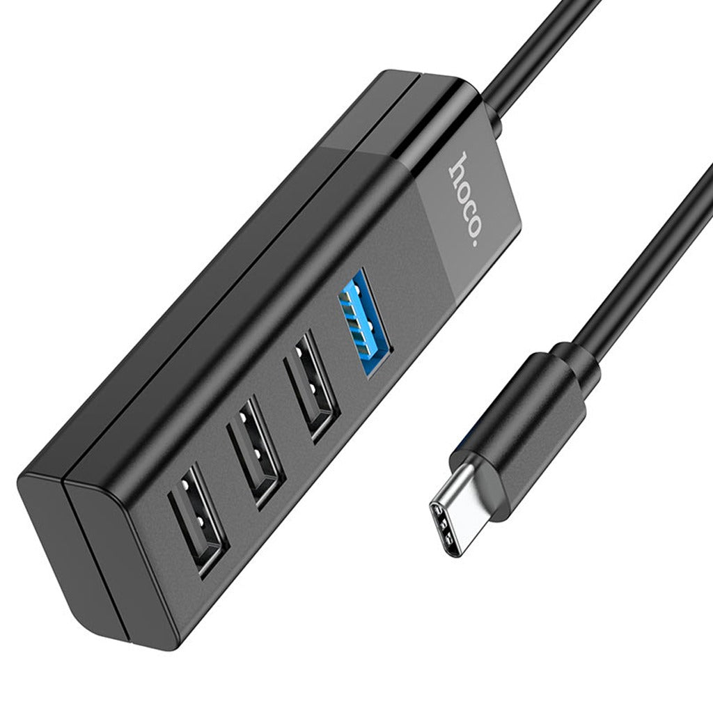 Tipo C Hub 4 Puertos 4 en 1 Usb 3.0 + 3 usb 2.0 HOCO HB25 30cm S0987
