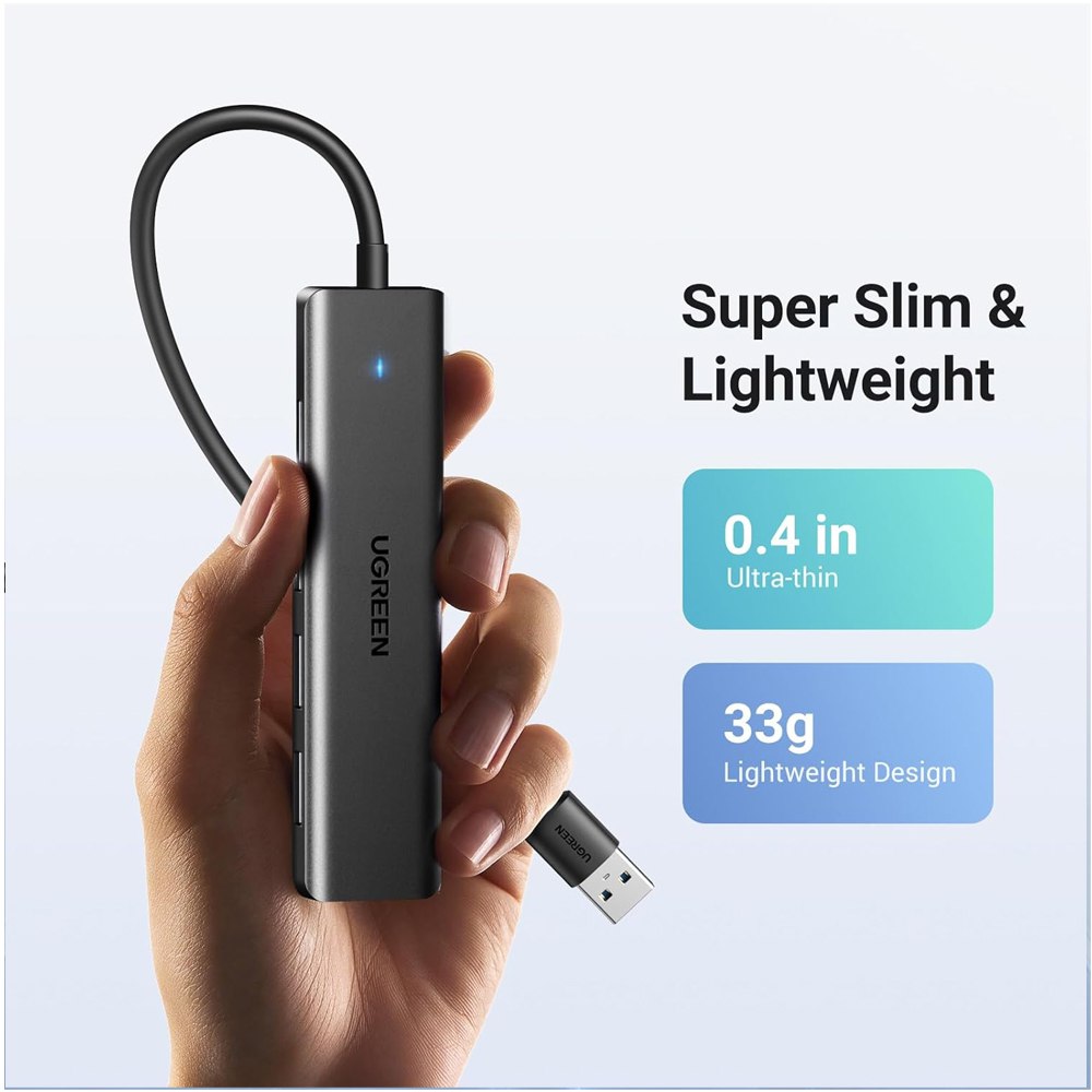 Adaptador Hub USB 3.0 4 Puertos USB 3.0 UGREEN 5Gbps S1636