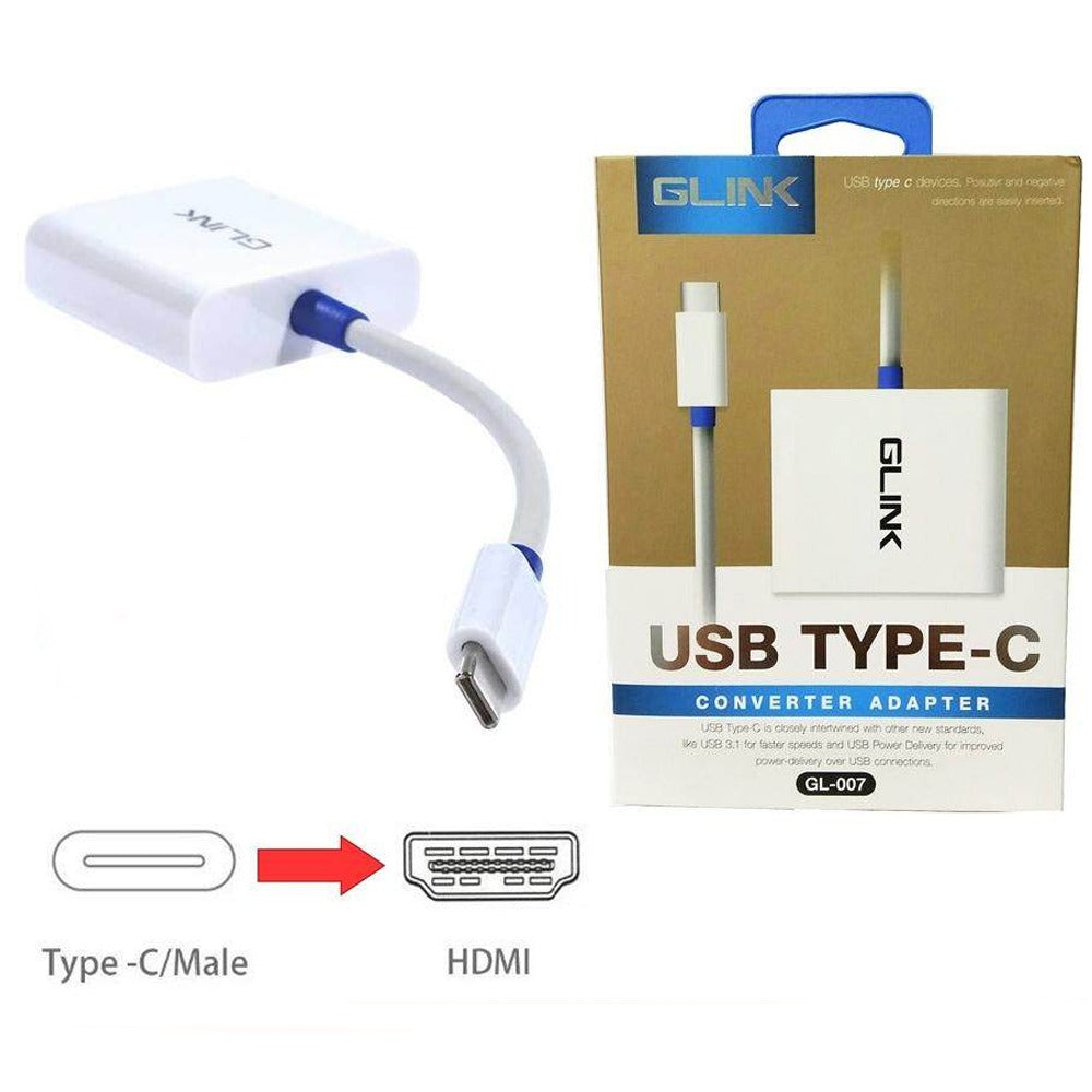 Convertidor Adaptador TIPO C a Hdmi Audio Digital Hd 1080p GLINK 007 S1062