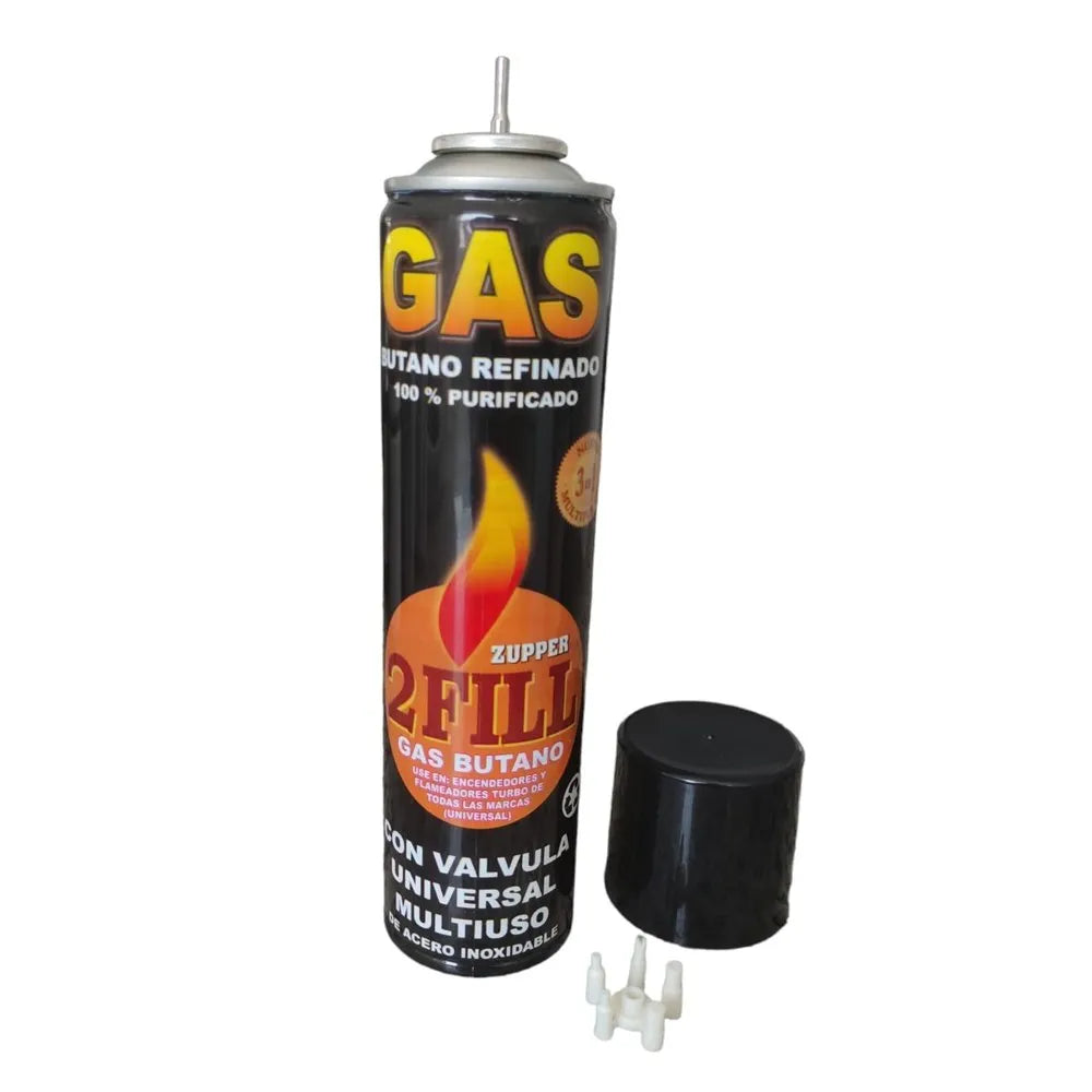 10 Gas Butano Ultra Refinado Recarga Todo Tipo Encendedores S1729