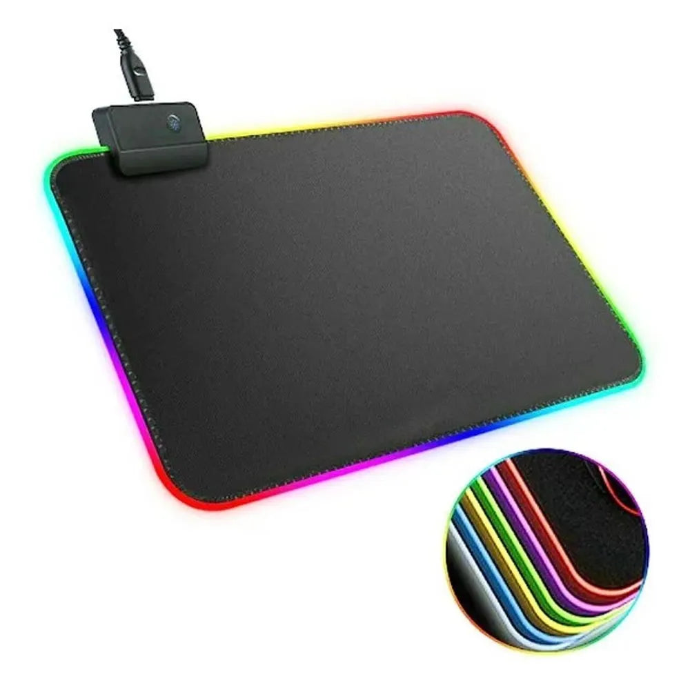Mouse Pad Gamer RGB 35 x 25 cm | Superficie de Alta Precisión V0003