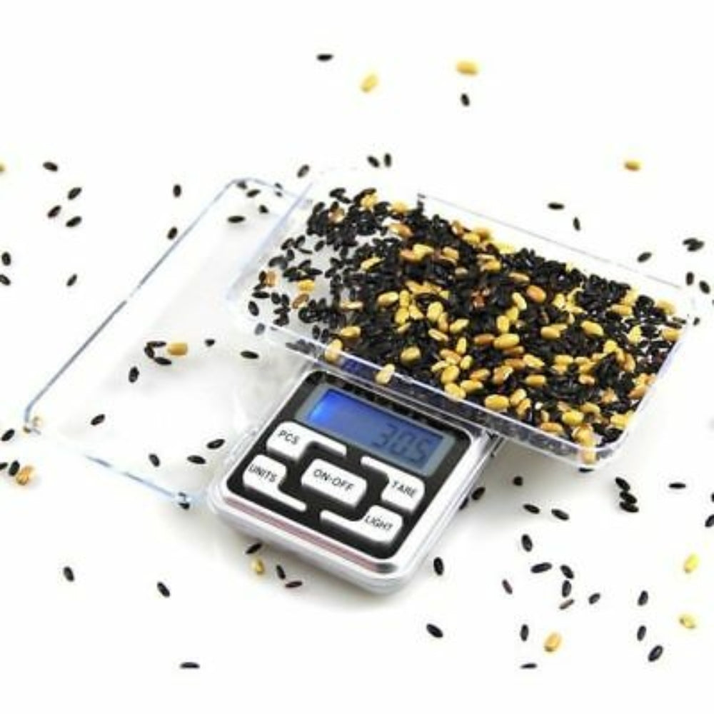 Balanza Gramera Digital de Bolsillo 0.1g a 500g | Joyería y Alta Precisión S0154