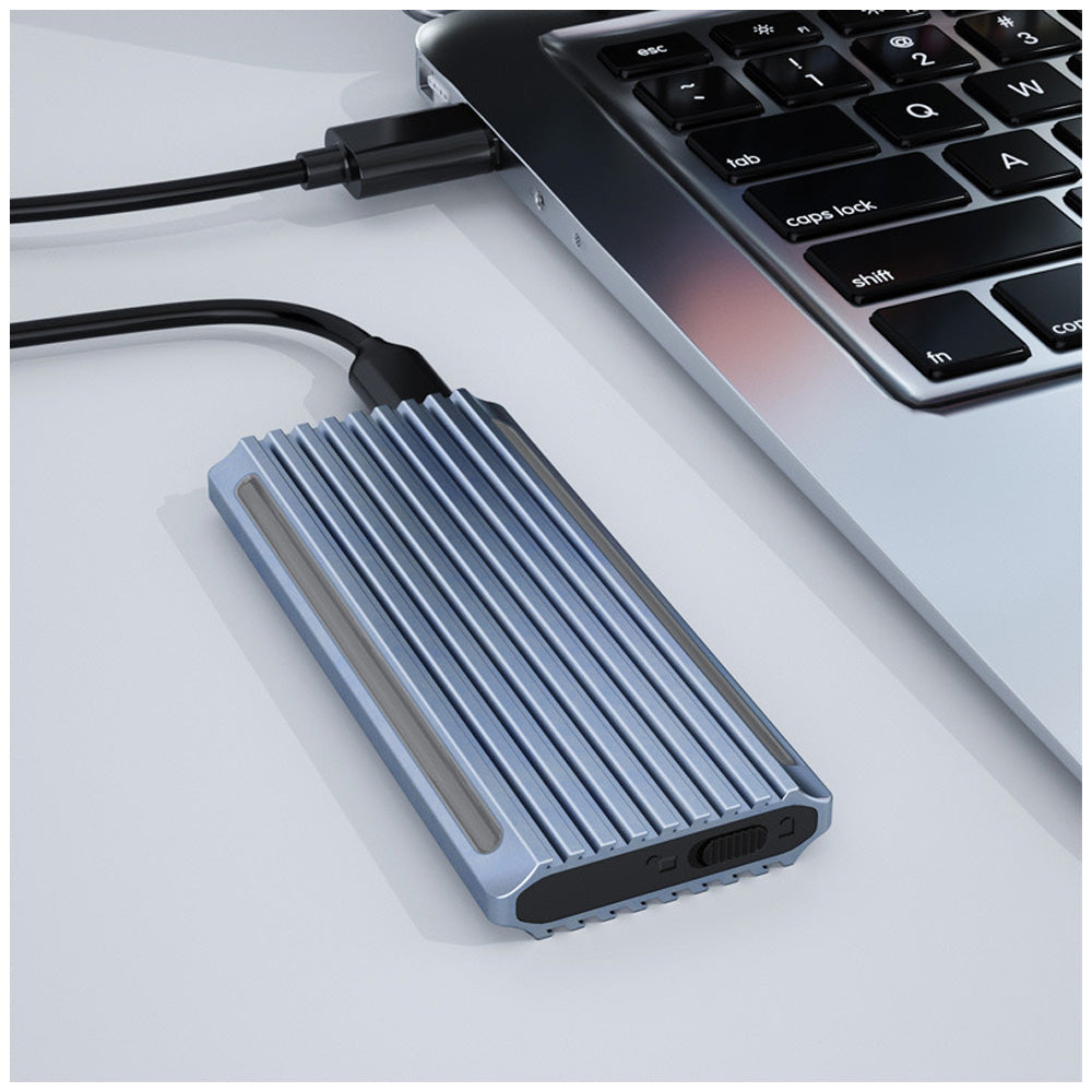Case Carcasa de Aluminio para Disco Sólido SSD mSATA a USB 3.0 NGFF S2096