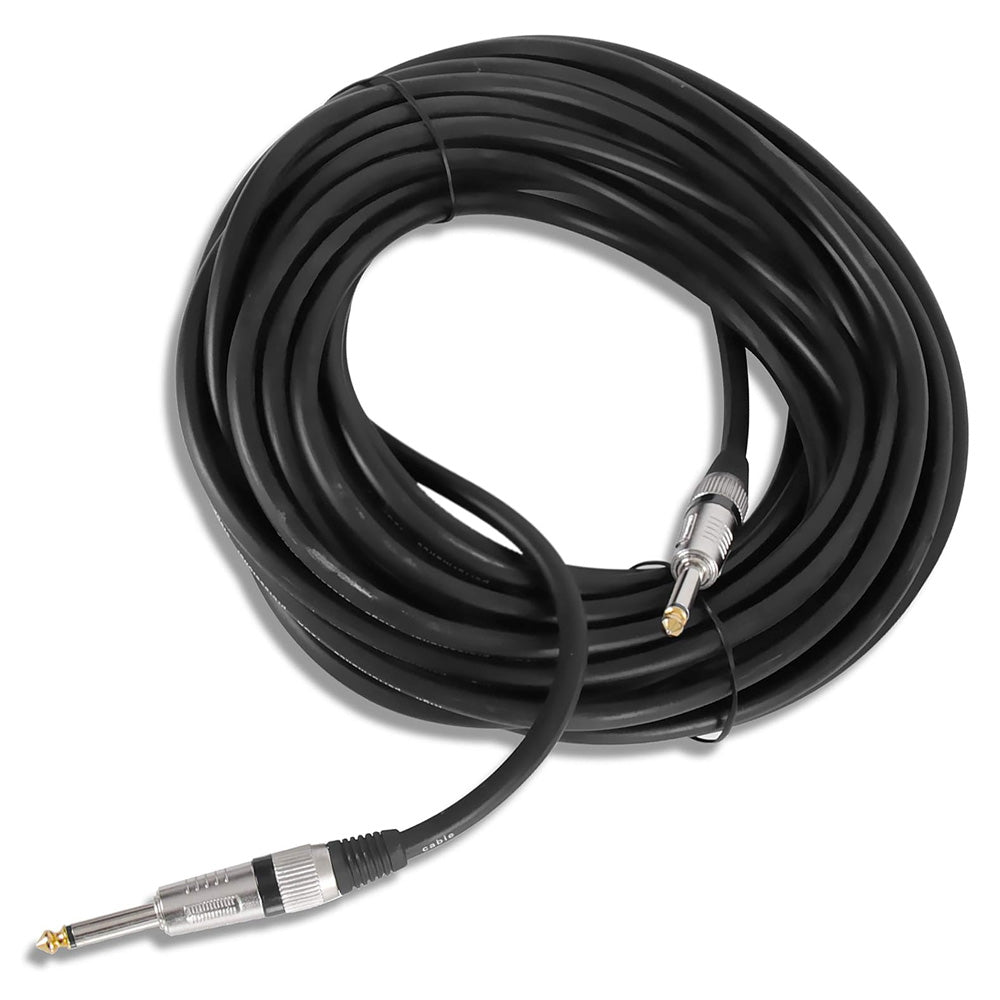Cable de Audio Profesional Plug 6.35mm a Plug 6.35mm de Alta Fidelidad 5 Metros S2143
