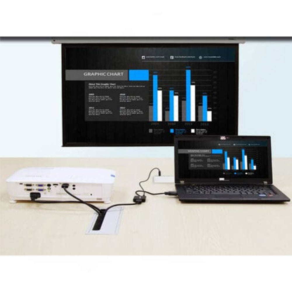 Convertidor Adaptador VGA a HDMI Glink Audio Digital HD 1080p S0751