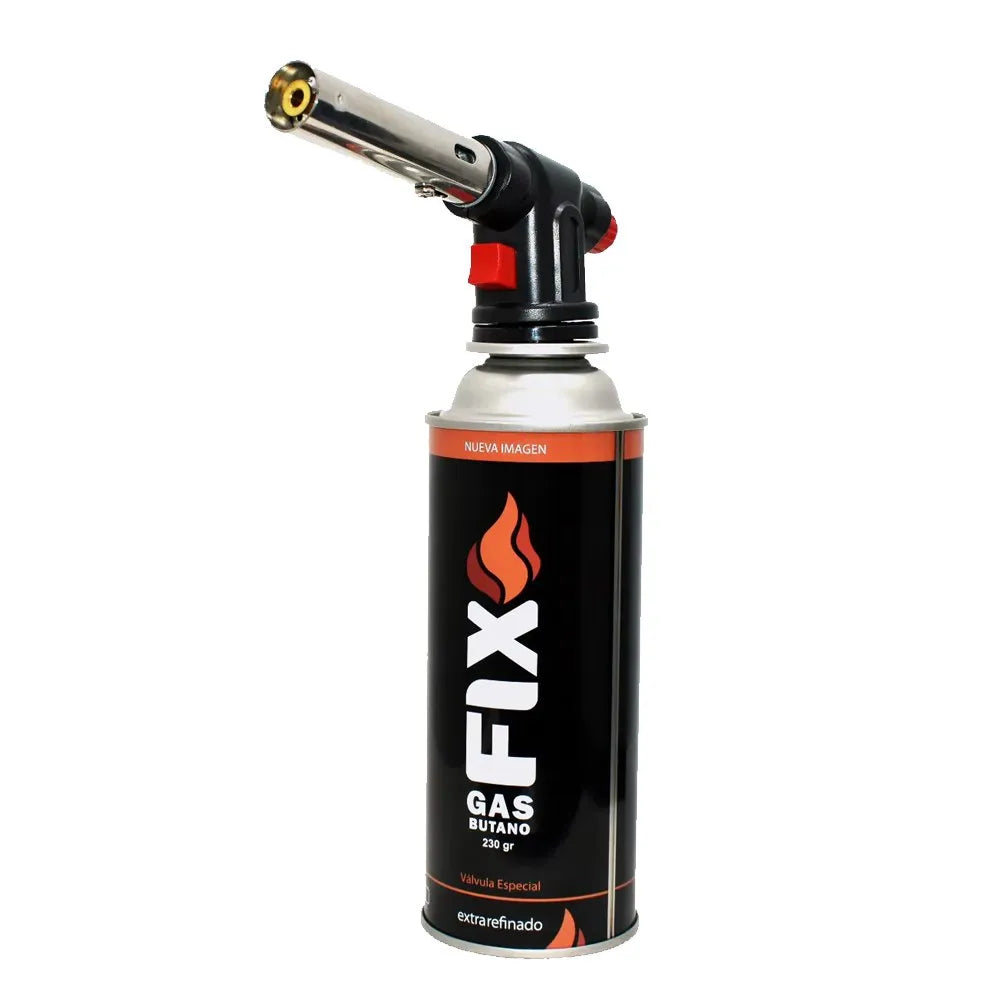 4 Gas Butano FIX Ultra Refinado Valvula Universal Cocinillas Flameador S1742