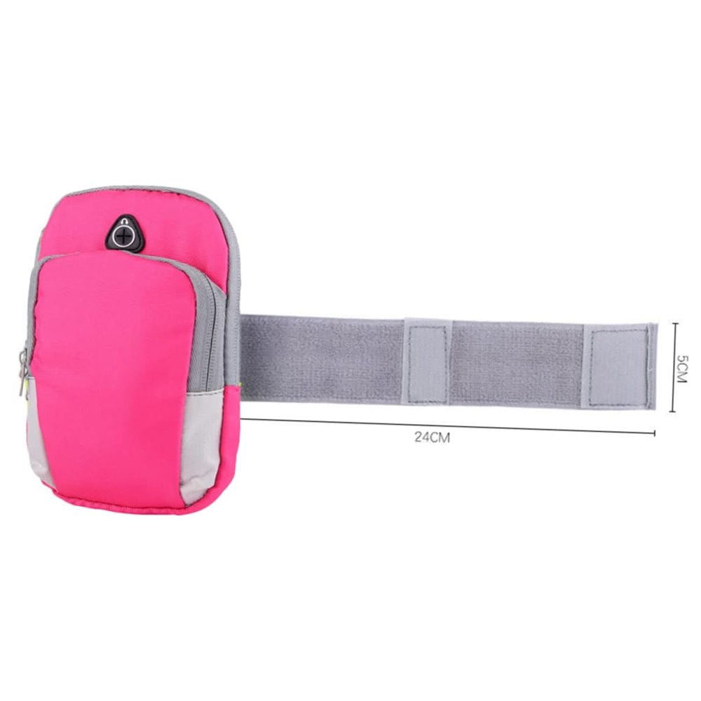 Bolso Porta Celular Deportivo Con Correa brazalete Fucsia S0259