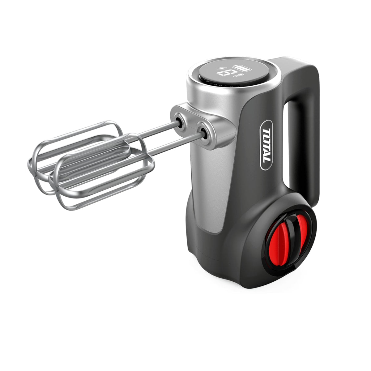 Set de Batidora Inalámbrica 16V TOTAL 7 Velocidades Pantalla LED Batería 2.0Ah Cargador y Maletín M16 S2309